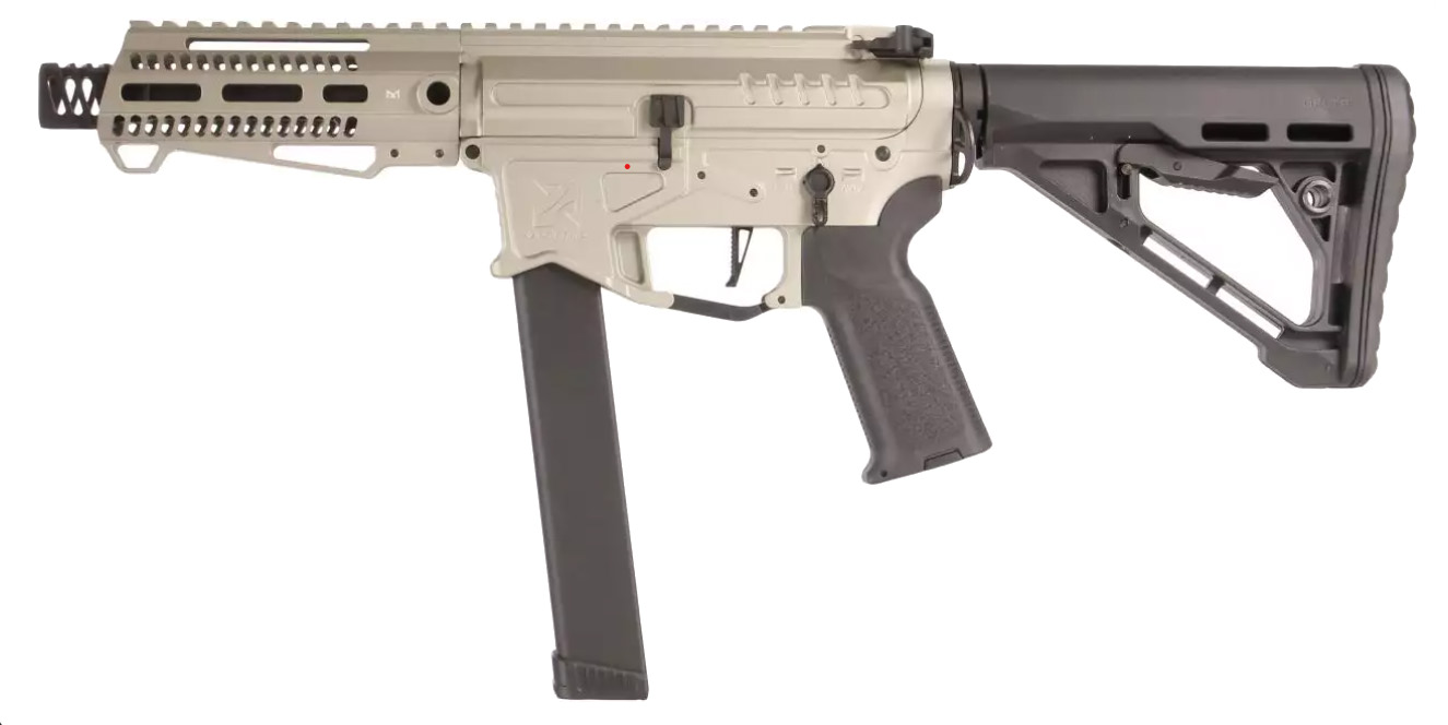 Fusil Airsoft R&D PW9 Mod.1 CQB AEG Zion Arms - Bi-ton Silver